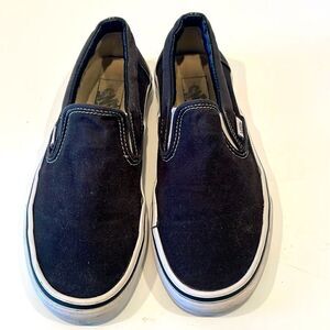 Vans Sneakers Slip On Black and White Size 7.5